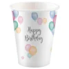 Pappersmuggar Happy Birthday Pastell