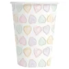 Pappersmuggar Hjärtan Watercolor