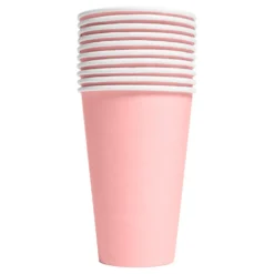 Pappersmuggar Ljusrosa Stora