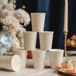 Pappersmuggar Stjärnor Beige