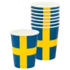 Pappersmuggar Svenska Flaggan