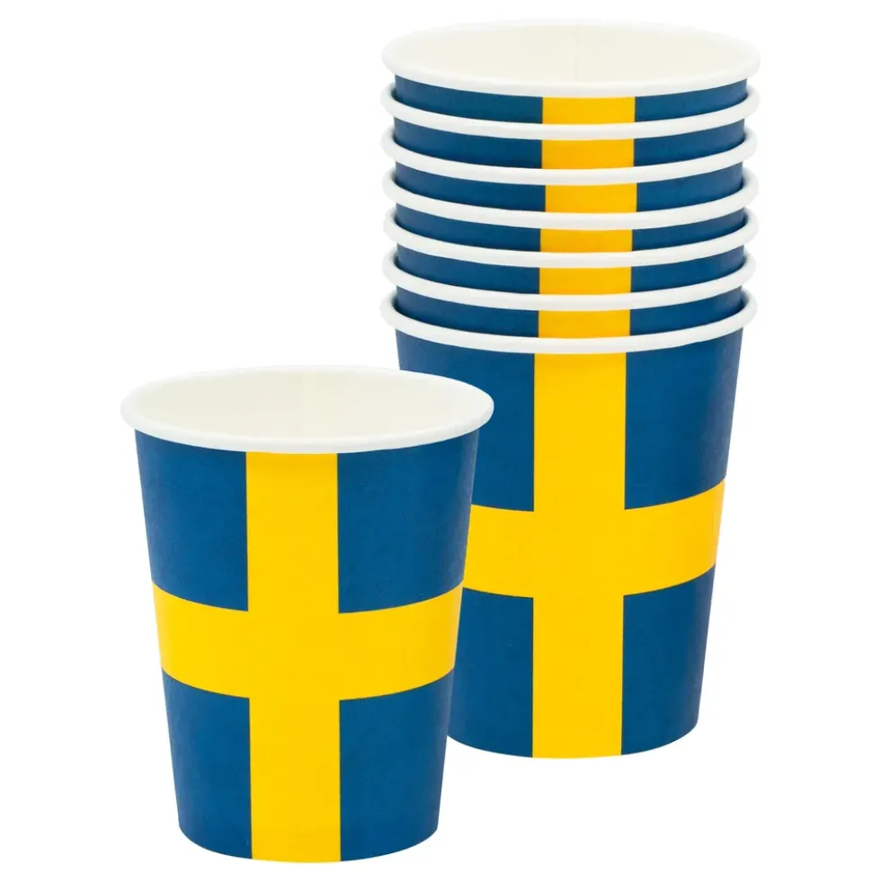 Pappersmuggar Svenska Flaggan