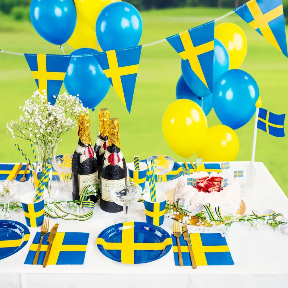 Pappersmuggar Svenska Flaggan