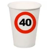 Pappersmuggar Trafikskylt 40