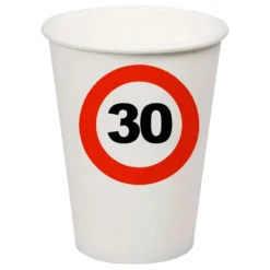 Pappersmuggar Trafikskylt 30