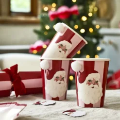 Pappersmuggar Vintage Tomte
