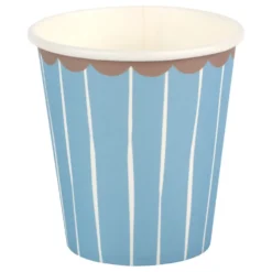 Pappersmugg Liten Blå/Brun