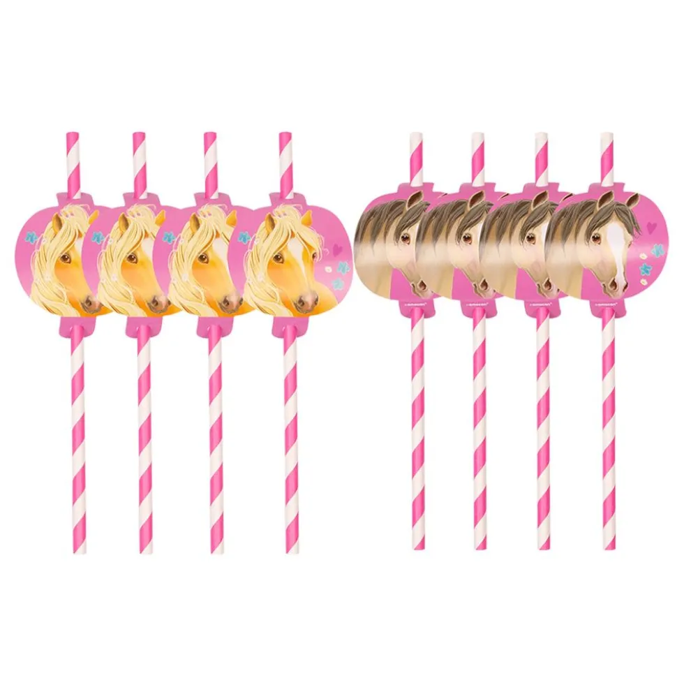 Papperssugrör Hästar