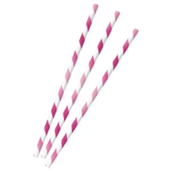 Papperssugrör Rosa Mix