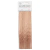 Papperssugrör Roséguld Metallic
