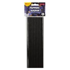 Papperssugrör Svart