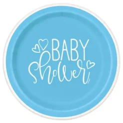 Papperstallrikar Baby Shower Blå