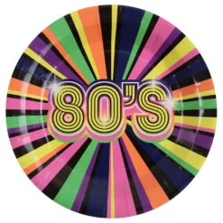 Papperstallrikar Back to the 80's