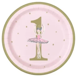 Papperstallrikar Ballerina 1 år