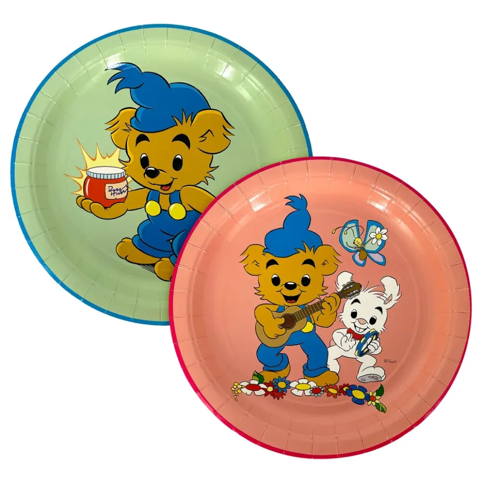 Papperstallrikar Bamse