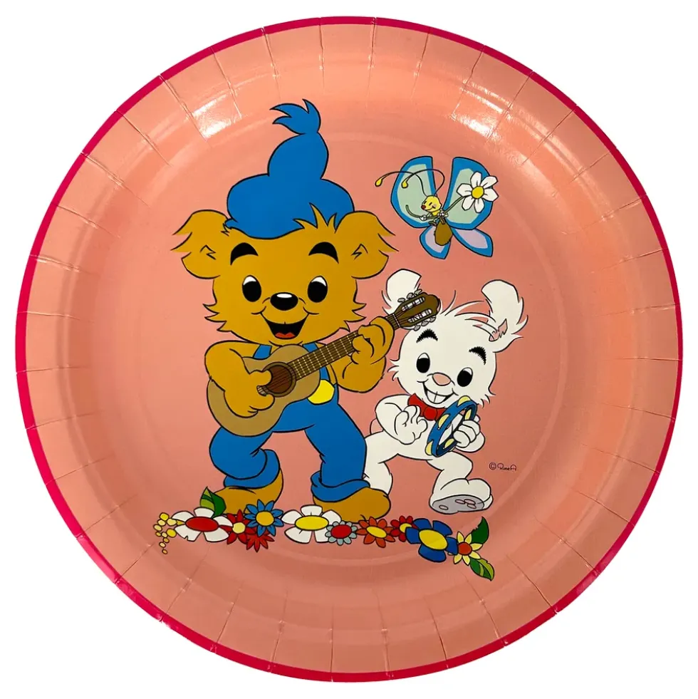Papperstallrikar Bamse