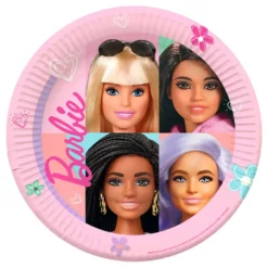 Papperstallrikar Barbie