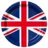Papperstallrikar Brittiska Flaggan