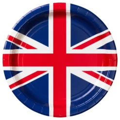 Papperstallrikar Brittiska Flaggan