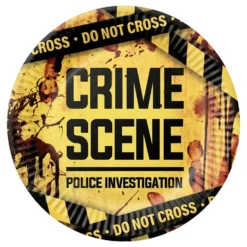 Papperstallrikar Crime Scene