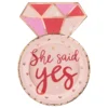 Papperstallrikar Diamantring She Said Yes