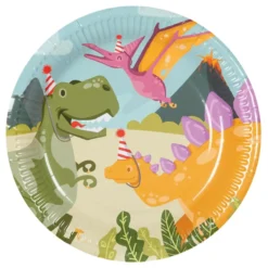 Papperstallrikar Dinosauriekalas