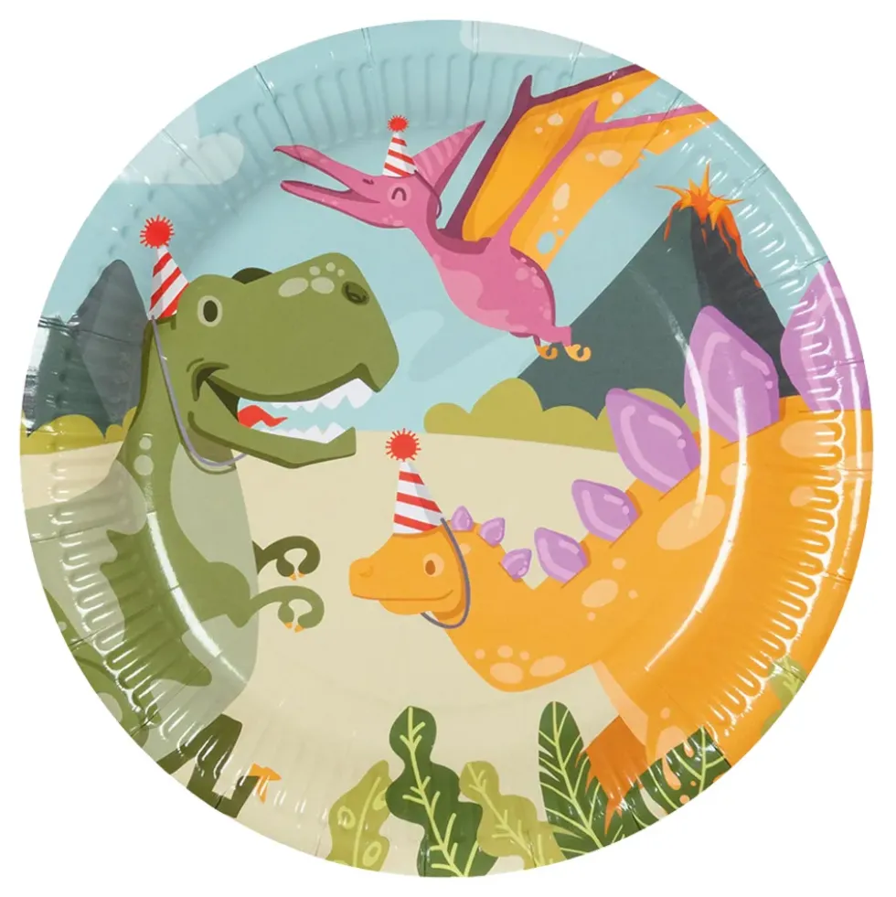 Papperstallrikar Dinosauriekalas