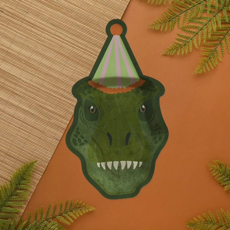Papperstallrikar Dinosaurier T-Rex