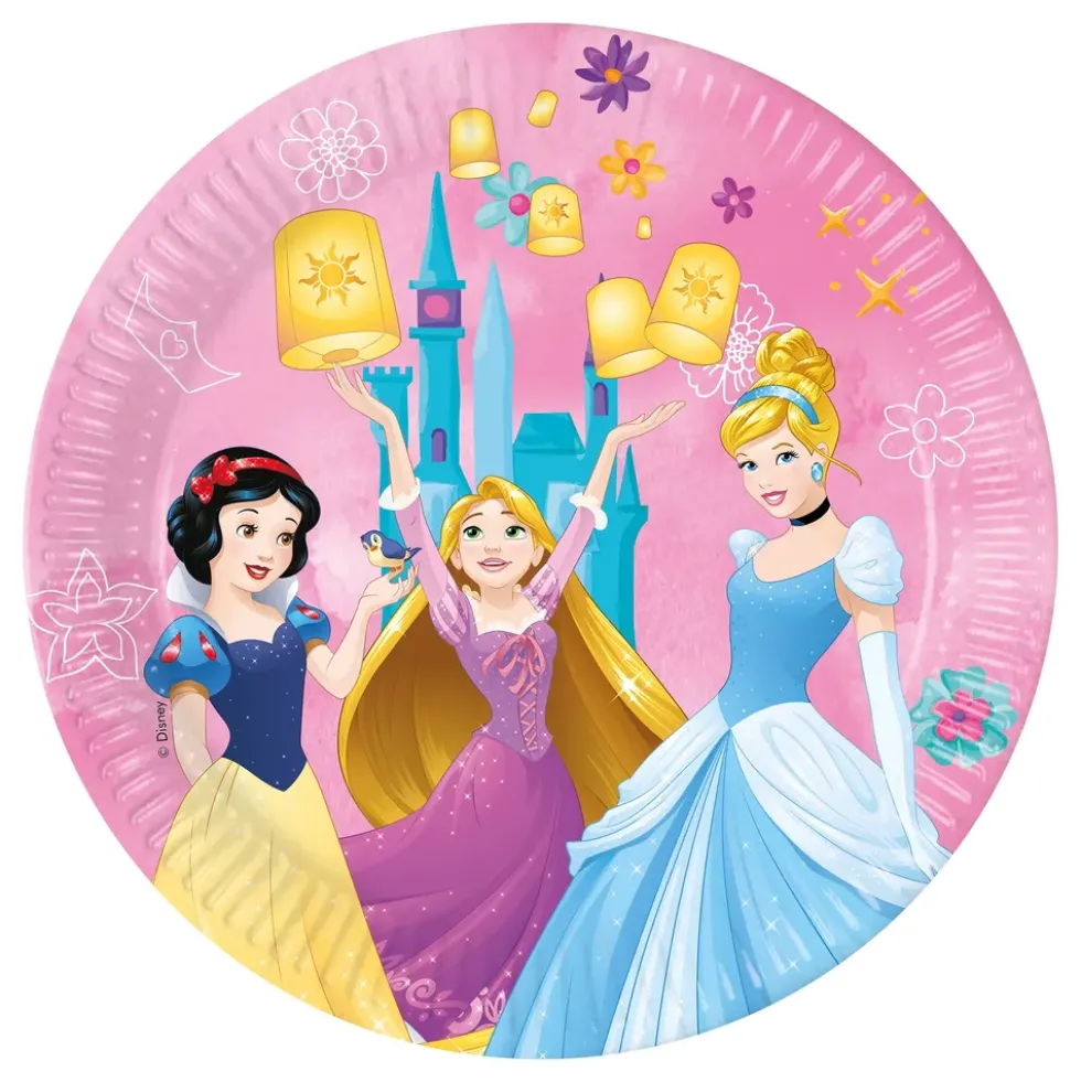 Papperstallrikar Disneyprinsessor