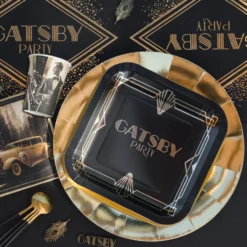 Papperstallrikar Gatsby Noir