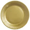 Papperstallrikar Guld