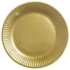 Papperstallrikar Guld