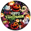 Papperstallrikar Halloween Monsters