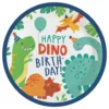Papperstallrikar Happy Dino Birthday