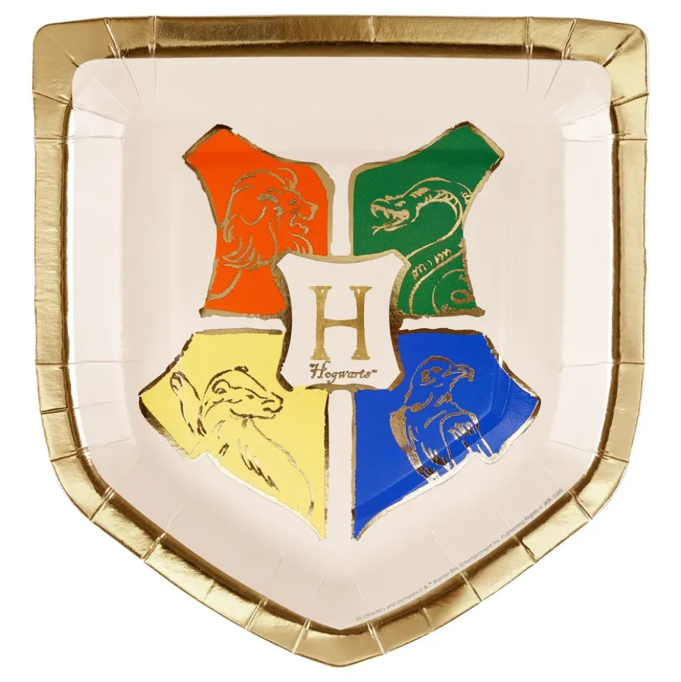 Papperstallrikar Harry Potter™ Hogwarts Sköld