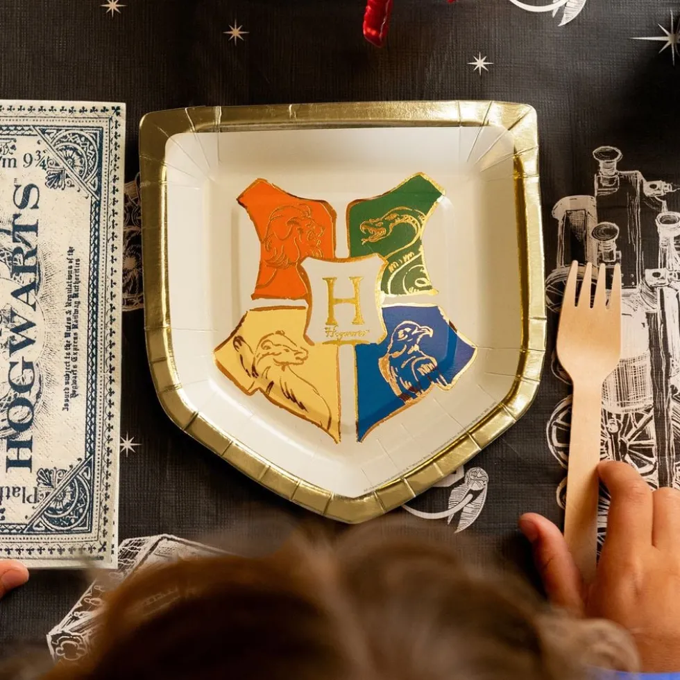 Papperstallrikar Harry Potter™ Hogwarts Sköld