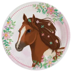 Papperstallrikar Hästar