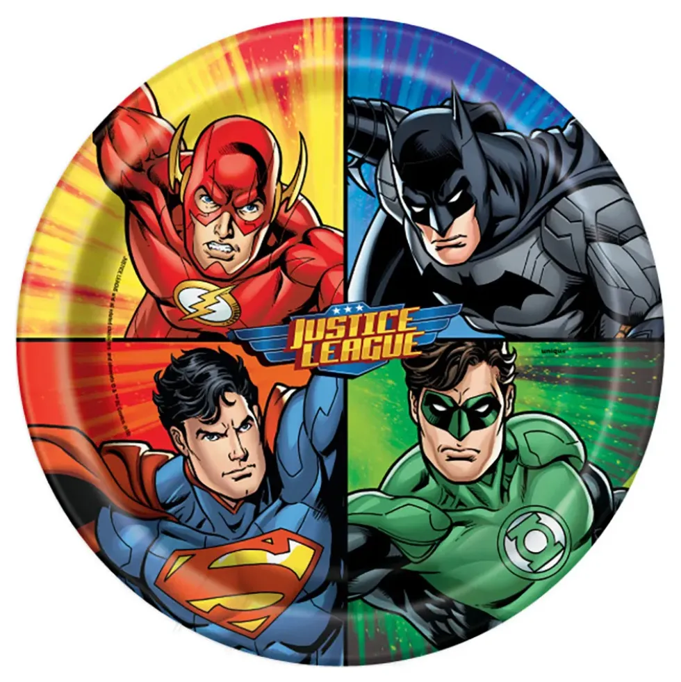 Papperstallrikar Justice League
