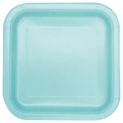 Papperstallrikar Kvadrat Mint