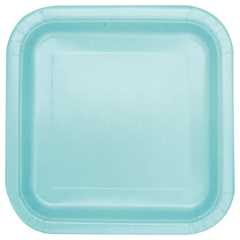 Papperstallrikar Kvadrat Mint