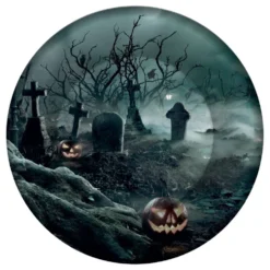 Papperstallrikar Kyrkogård Halloween