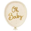 Papperstallrikar Oh Baby Ballong
