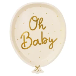 Papperstallrikar Oh Baby Ballong