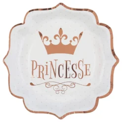 Papperstallrikar Princesse Roséguld