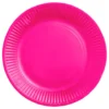 Papperstallrikar Rosa