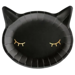 Papperstallrikar Sovande Katt