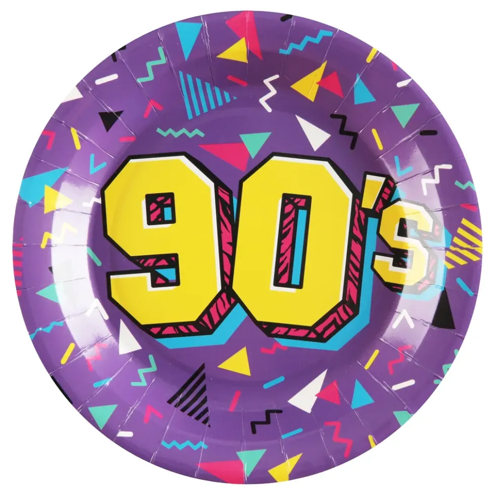 Papperstallrikar 90's Party