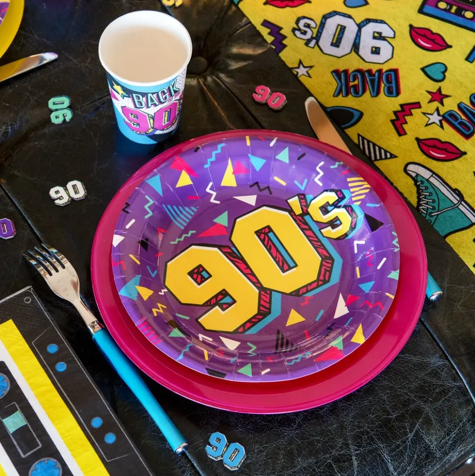 Papperstallrikar 90's Party