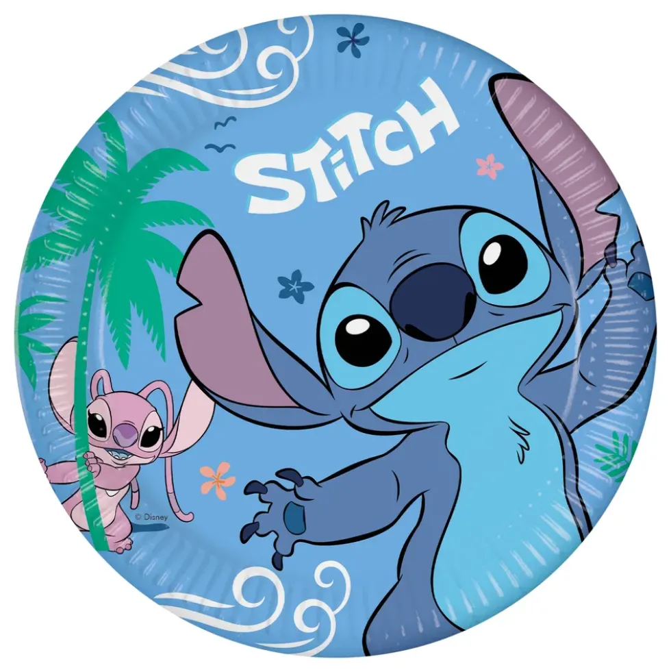 Papperstallrikar Stitch & Angel