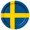Papperstallrikar Svenska Flaggan
